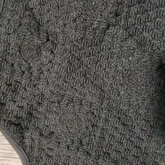 Wild Fable black spaghetti strap crochet crop top tank cami shirt M - Picture 5 of 7